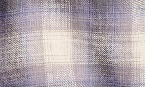 Lucky Brand Raw Edge Plaid Button-up Shirt In Blue