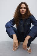 H&M Cropped Denim Jacket