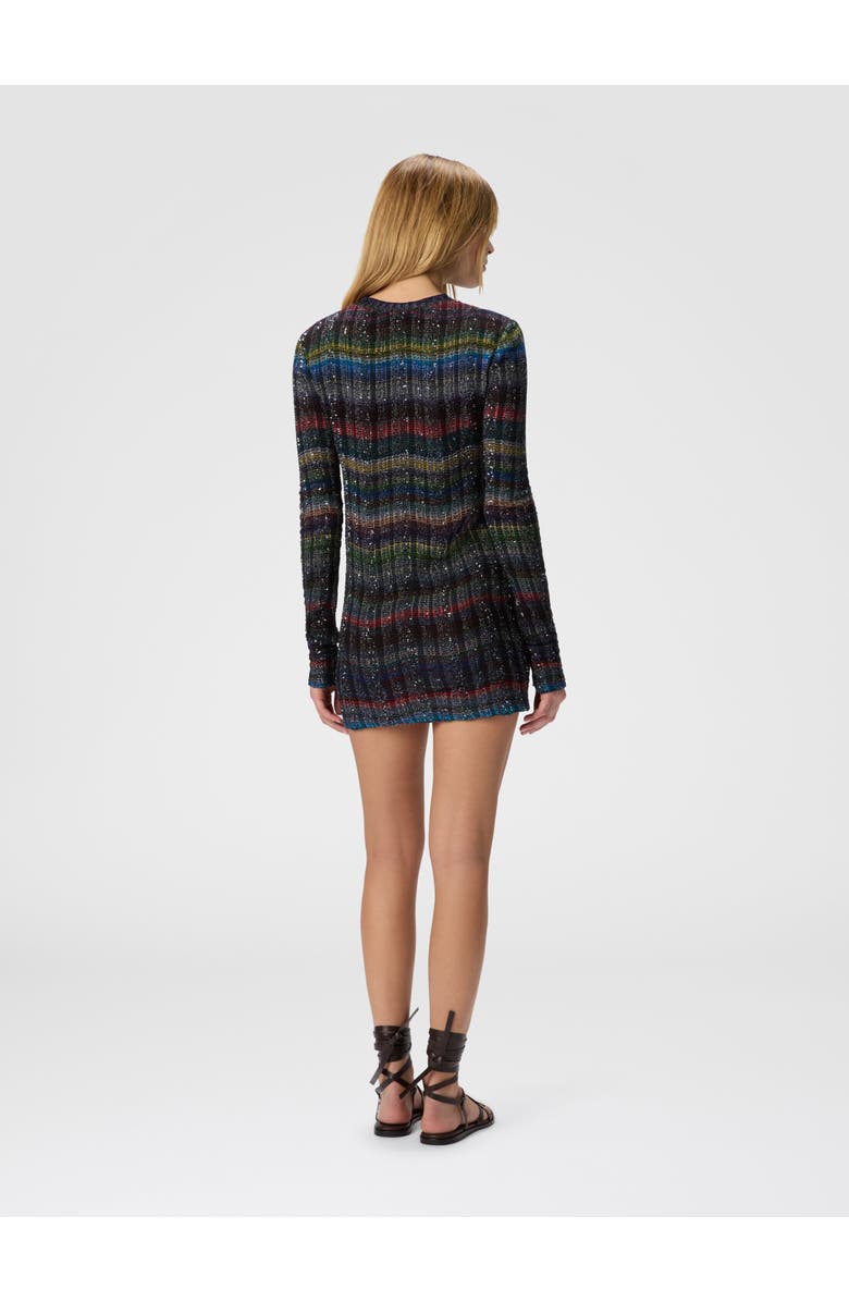 Missoni Crew Neck Sweater With Wave Pattern, Alternate, color, Multicoloured