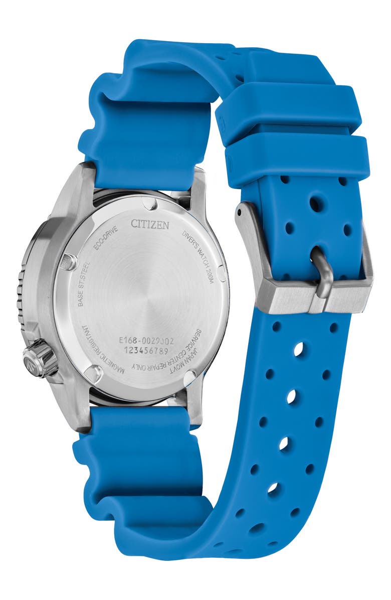 Citizen Promaster Sea Polyurethane Strap Watch, 36.5mm, Alternate, color, Blue