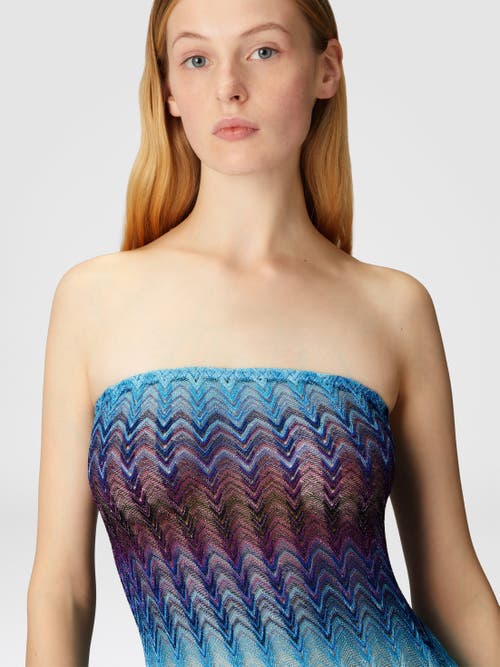 Missoni Long Cover-up Without Straps In Blue