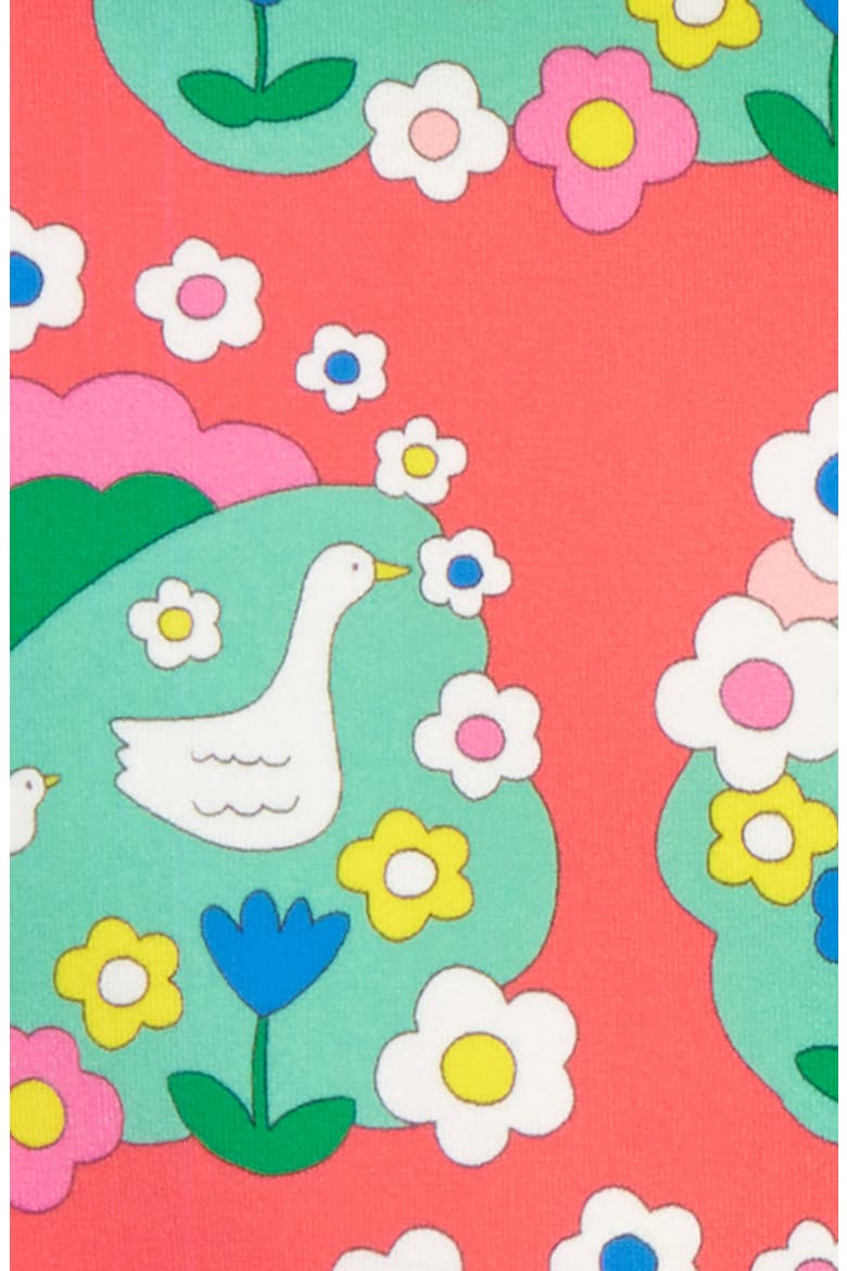 Print One-Piece Swimsuit, Alternate, color, MULTI DUCKLING DAISY