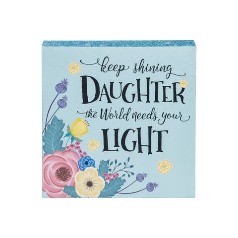 Keep Shining Decorative Wooden Plaque