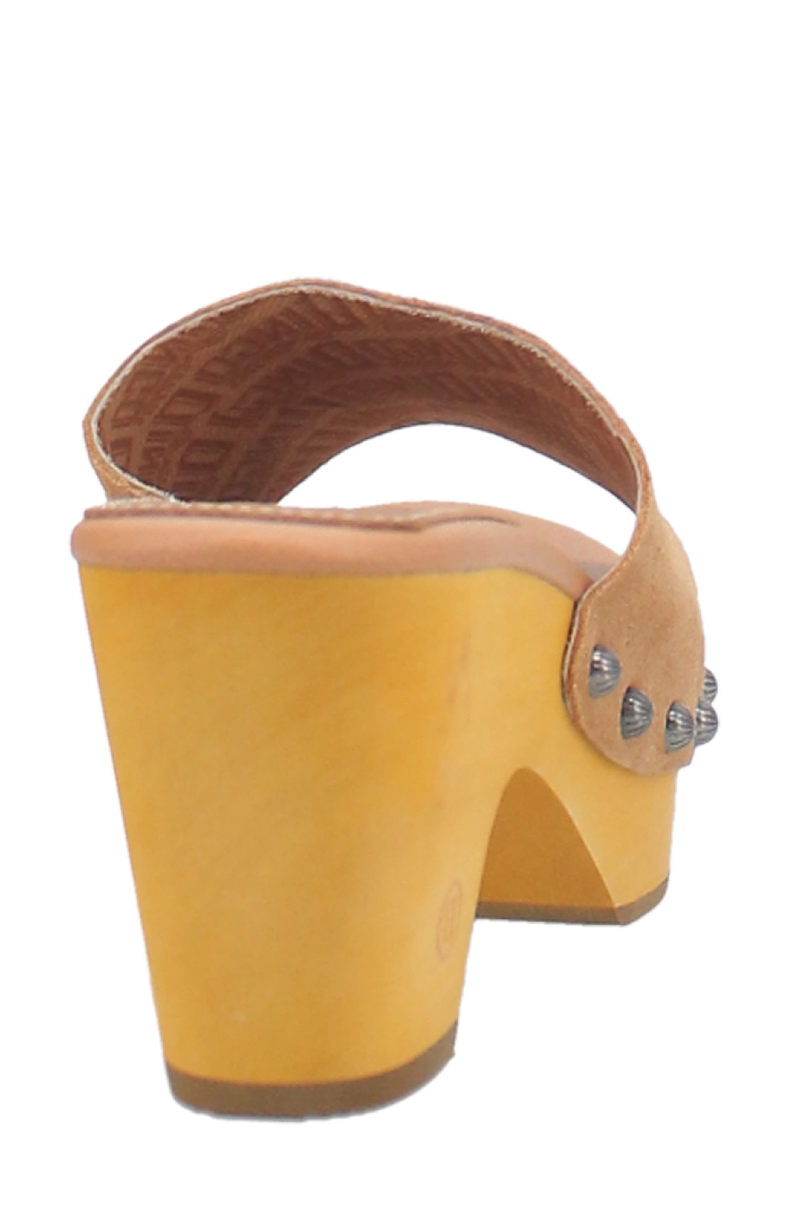 Dingo Beechwood Platform Side Sandal, Alternate, color, 