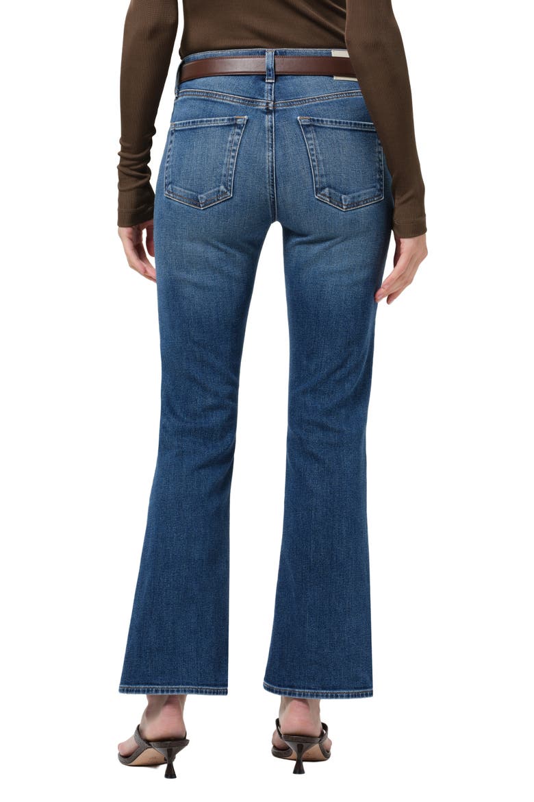 Goldie Mid Rise Kick Flare Jeans, Alternate, color, ALLISTER MEDIUM INDIGO