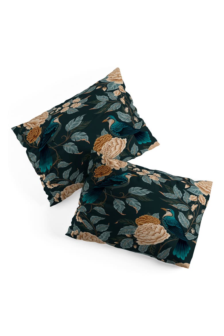 Duvet Cover & Shams Set, Alternate, color, BLACK
