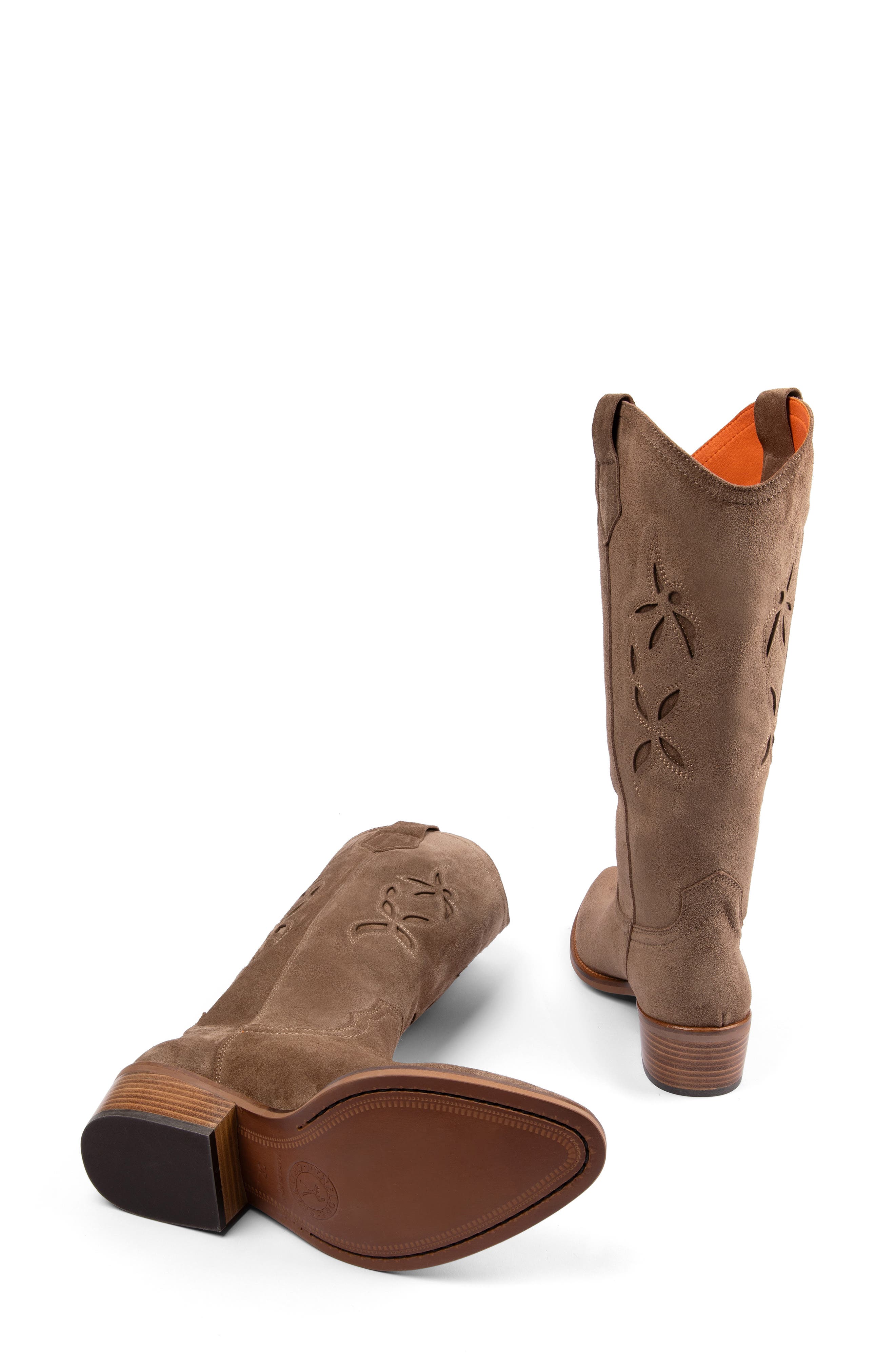 Penelope Chilvers Jasmine Embroidered Western Boot, Alternate, color, 