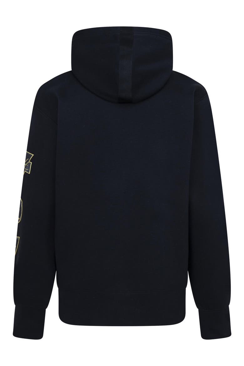 Kids' See Me Shine Hoodie, Alternate, color, BLACK