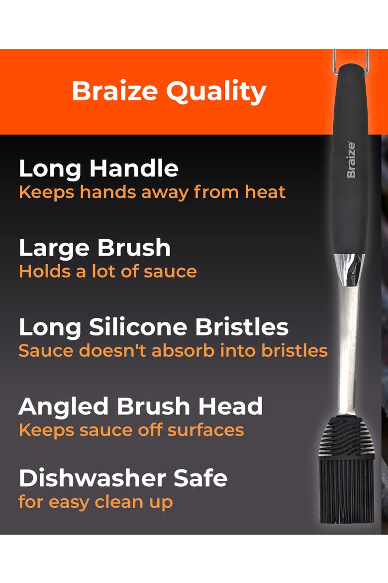BBQ Basting Mop, Alternate, color, Black