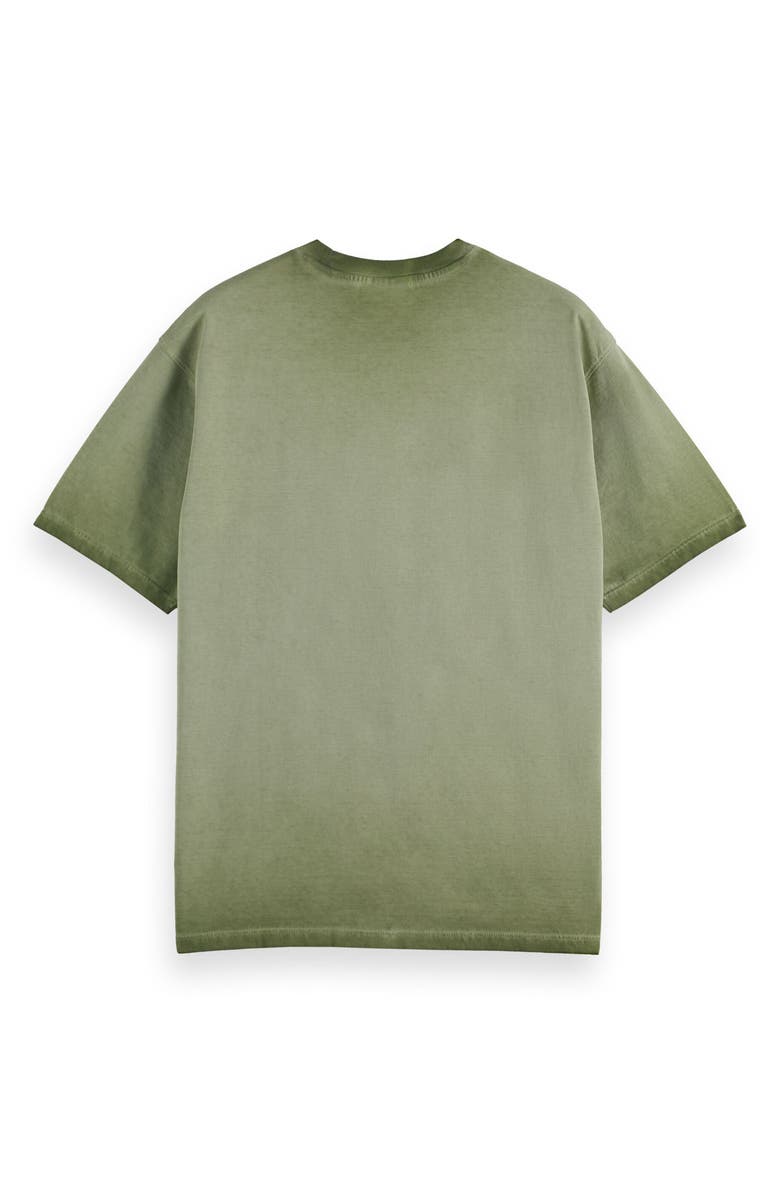 Scotch & Soda Relaxed Fit Logo Graphic T-Shirt, Alternate, color, Army