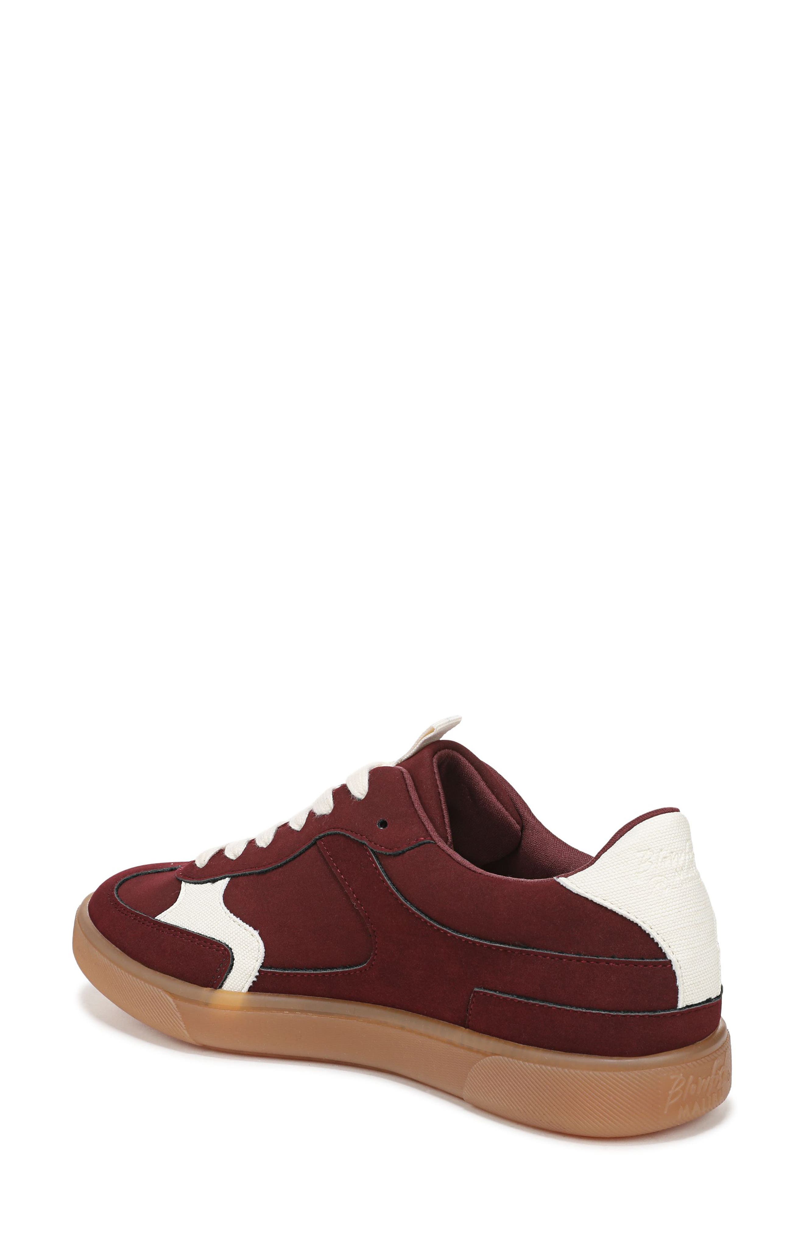 Blowfish Malibu Tastic Sneaker, Alternate, color, Carmine Red Faux Suede