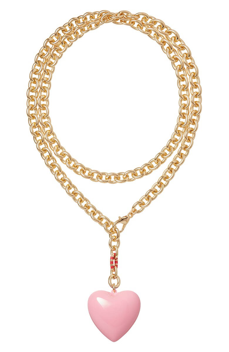 ROXANNE ASSOULIN The Happy Heart Pendant Necklace, Alternate, color, 