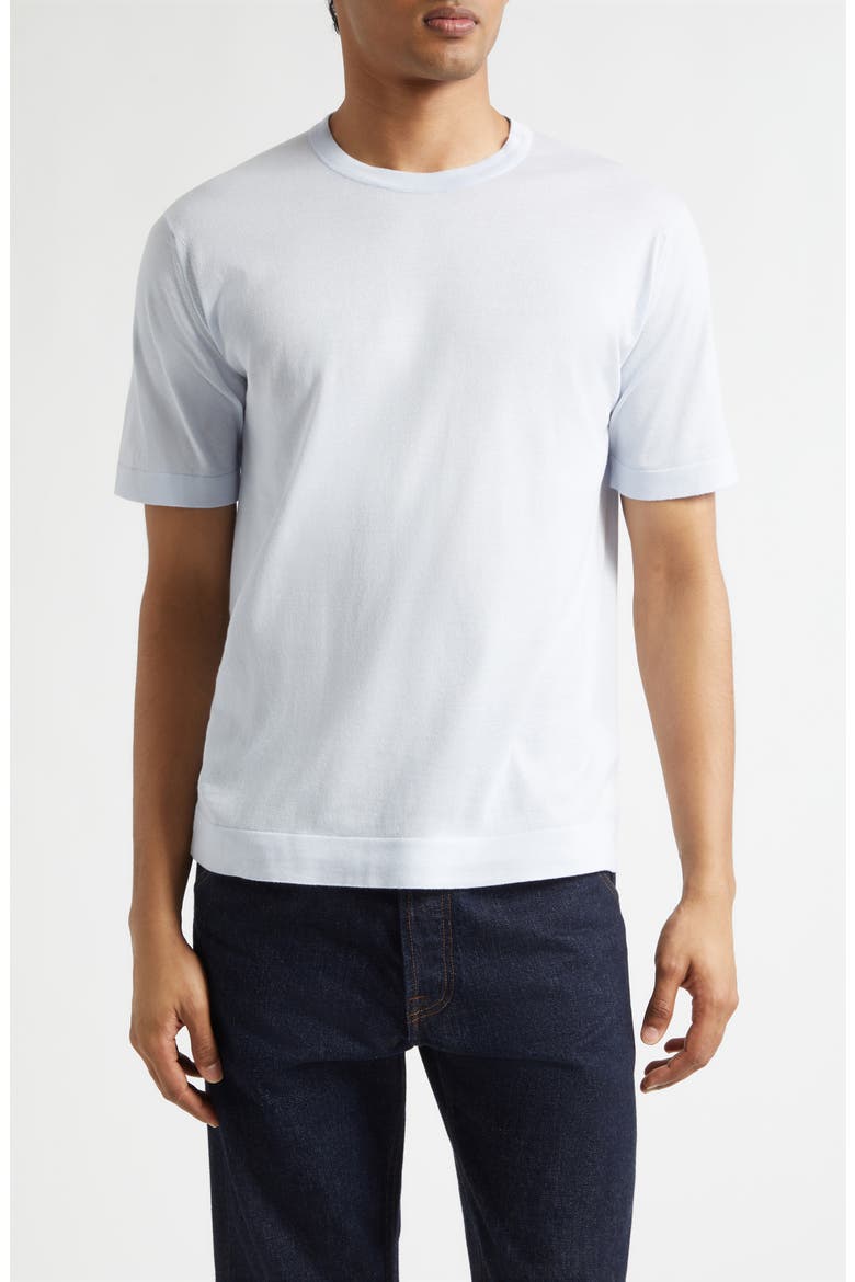 Lorca Crewneck T-Shirt, Main, color, DEW