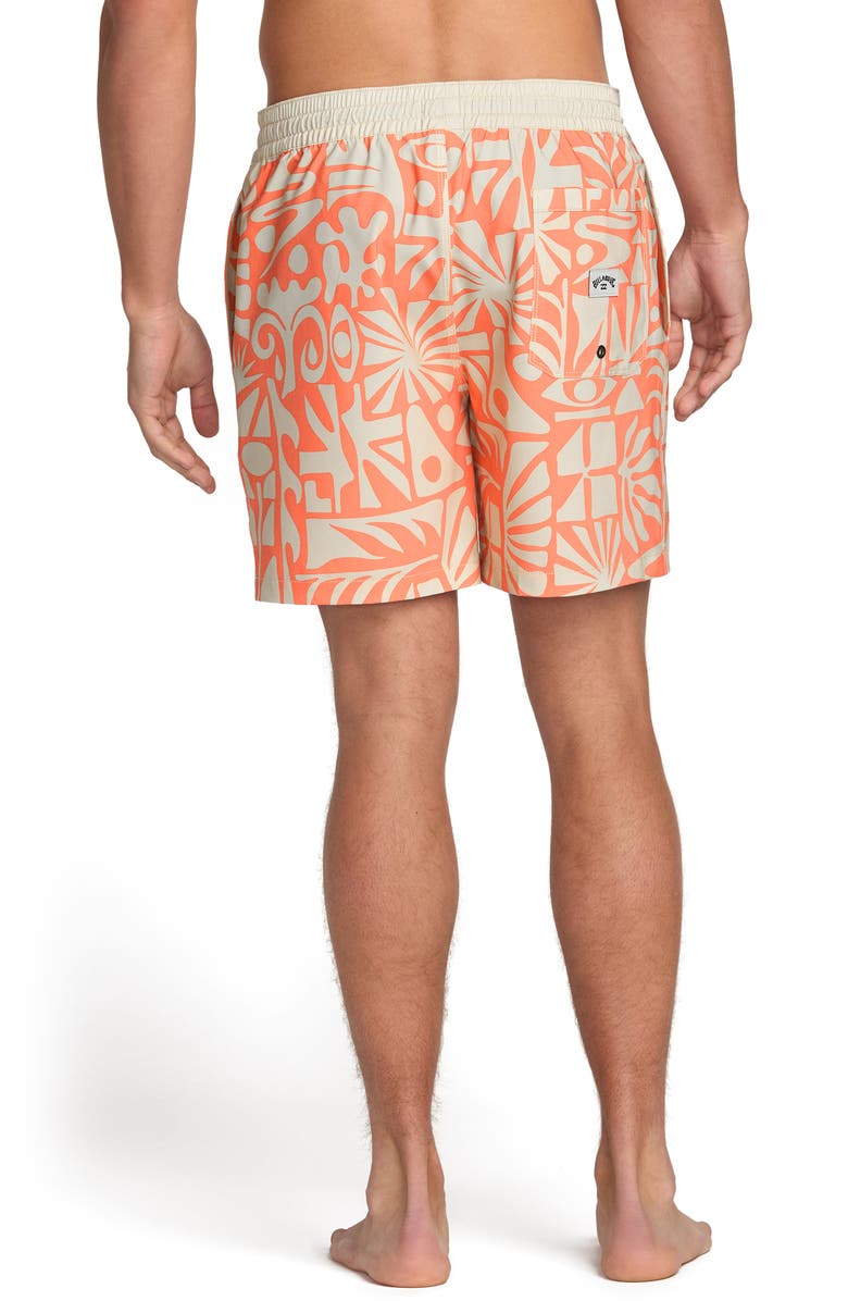 Billabong Good Times Swim Trunks, Alternate, color, Coral