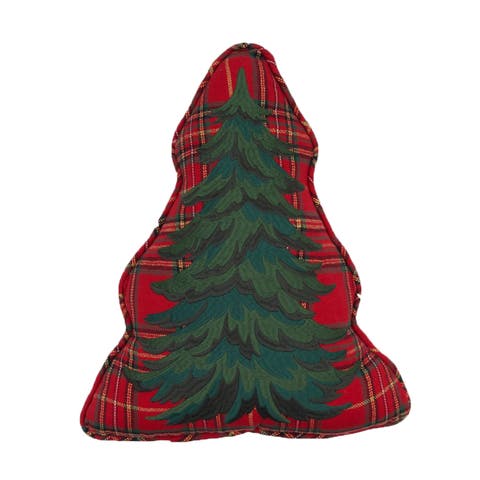 Spruce Tree Christmas Accent Throw Pillow