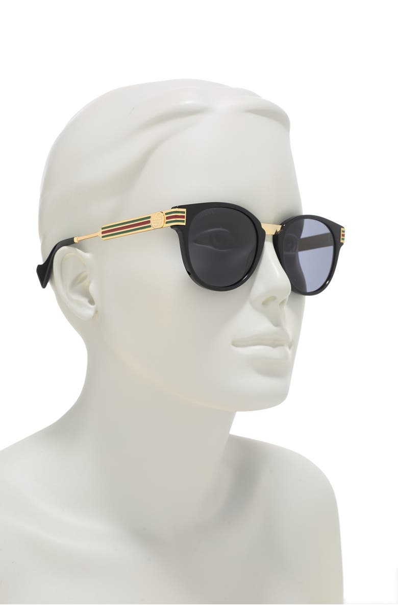 Gucci 50mm Round Sunglasses, Alternate, color,
