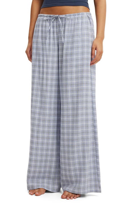 Women's Cloud Soft Wide Leg Flannel Pant
