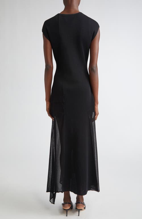 Jason Wu Collection Seamed Asymmetric Dress In Black