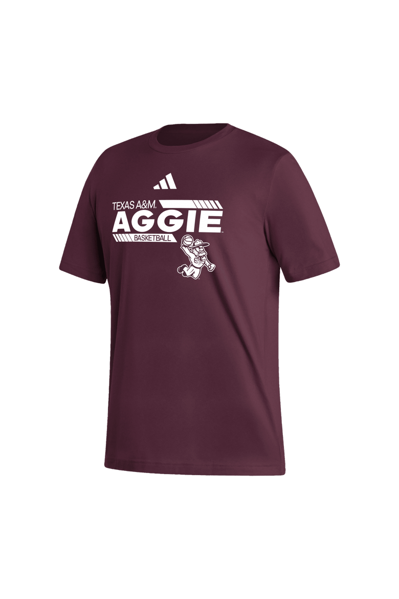 Men's adidas  Maroon Texas A&M Aggies Ol' Sarge Basketball T-Shirt, Alternate, color, Maroon