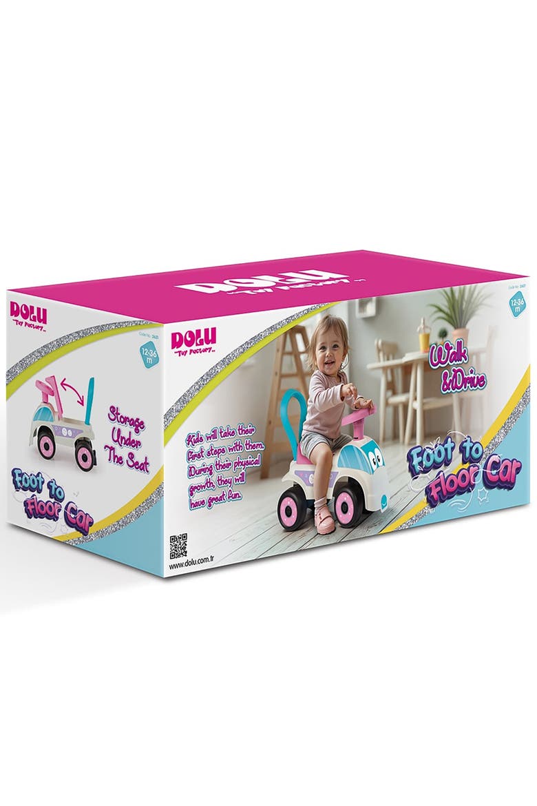 Walk & Drive Ride On Toy Vehicle, Toddlers 12mo+, Alternate, color, Multicolored