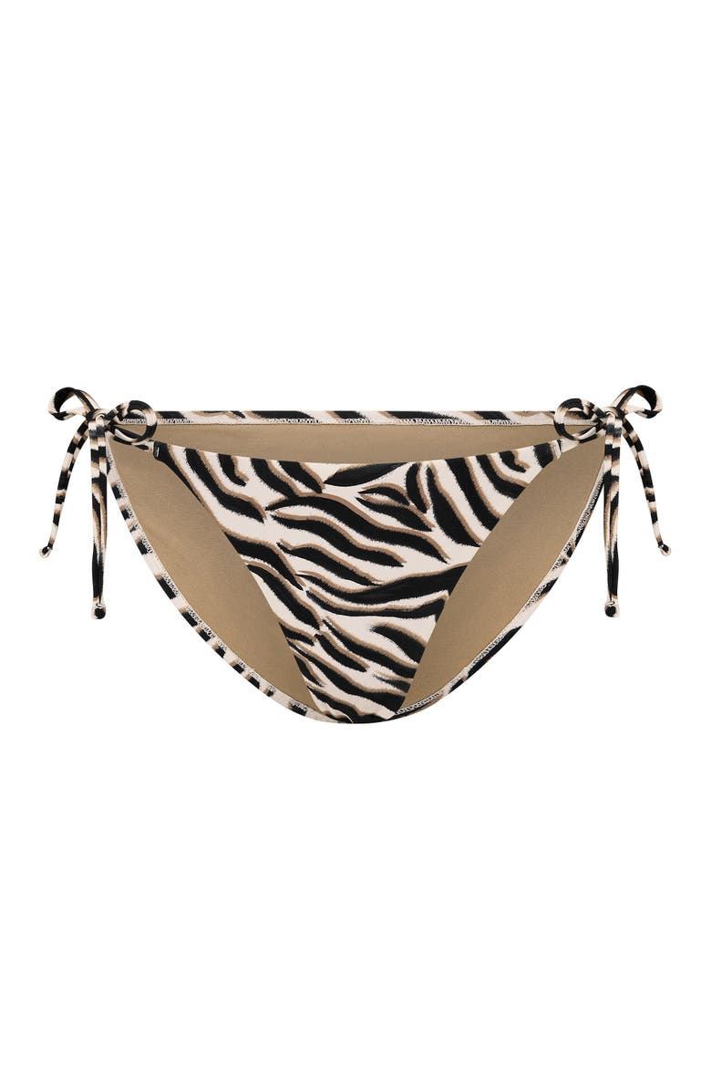Tenny Swimwear Bikini Bottom, Alternate, color, Animal beige