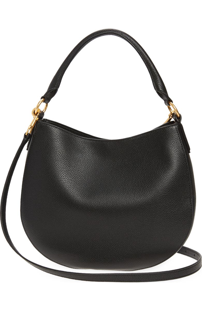 Tory Burch Carson Leather Hobo Bag, Alternate, color,