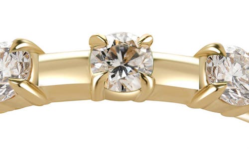 Valani Atelier Floating Diamond Band Ring In 14k Yellow Gold