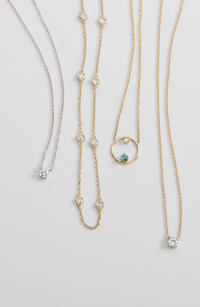 Bony Levy Liora Solitaire Diamond Pendant Necklace, Alternate, color, Yellow Gold