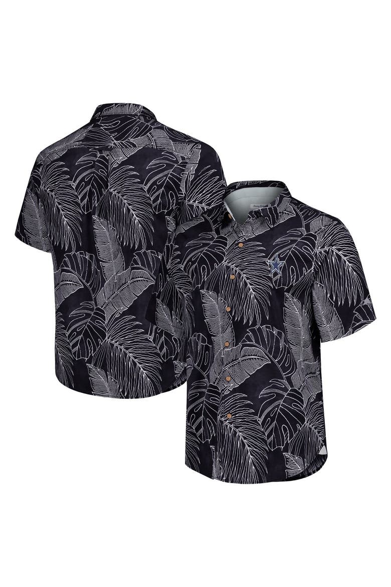 Men's Tommy Bahama Navy Dallas Cowboys Sport Vine Line Button-Down Shirt, Alternate, color, Blue