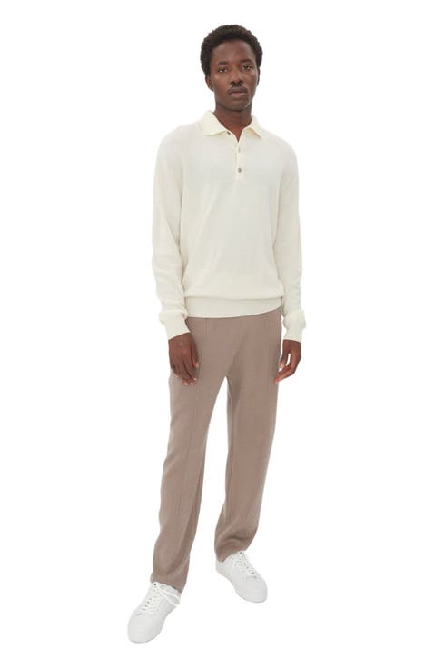 Essential Cashmere Polo Sweater