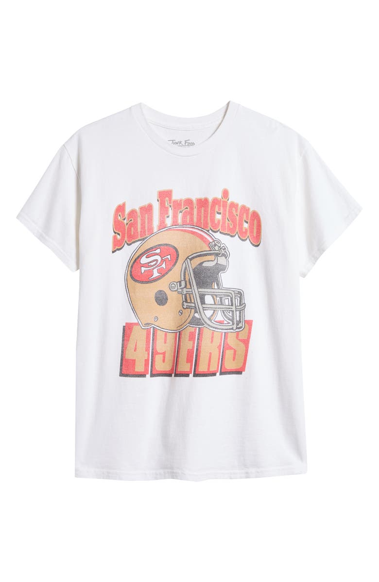 Junk Food San Francisco 49ers Helmet Cotton Graphic T-Shirt, Alternate, color, 