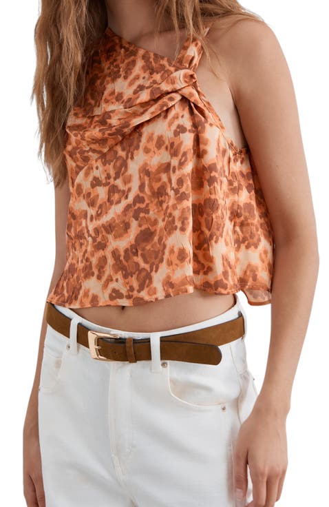 Sirtex Leo Print Top