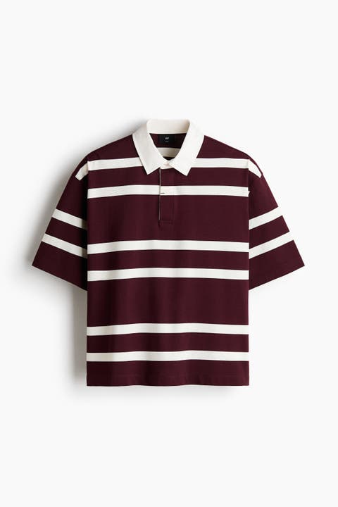 Loose Fit Cotton Polo Shirt