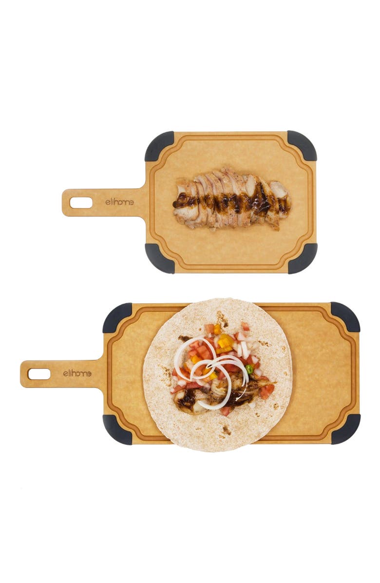 Eli Home Paddle Series Cutting & Serving Board 2-in-1 Set, Alternate, color, NO COLOR