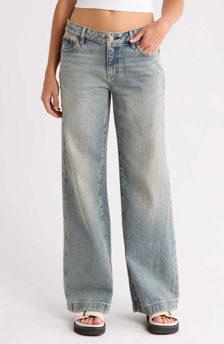 PacSun Casey Arella Baggy Jeans, Main, color, Medium Wash