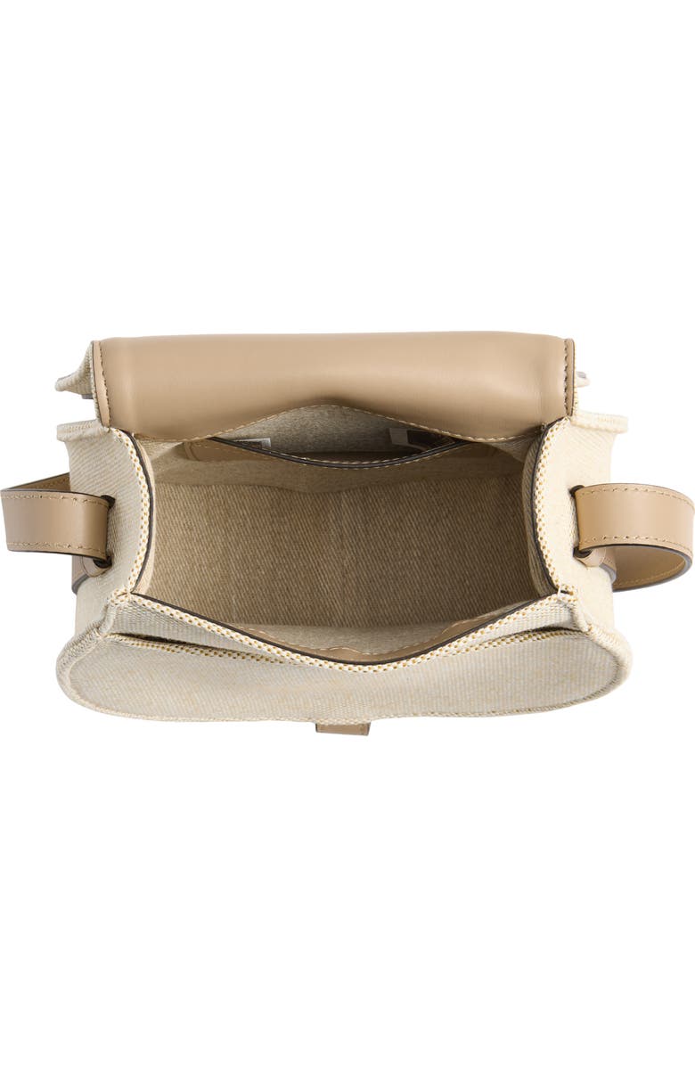 Chloé Small Marcie Canvas Saddle Bag, Alternate, color, Boyish Brown
