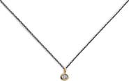 Monica Vinader Diamond Essentials 18k Gold Vermeil Lab Grown Diamond Necklace