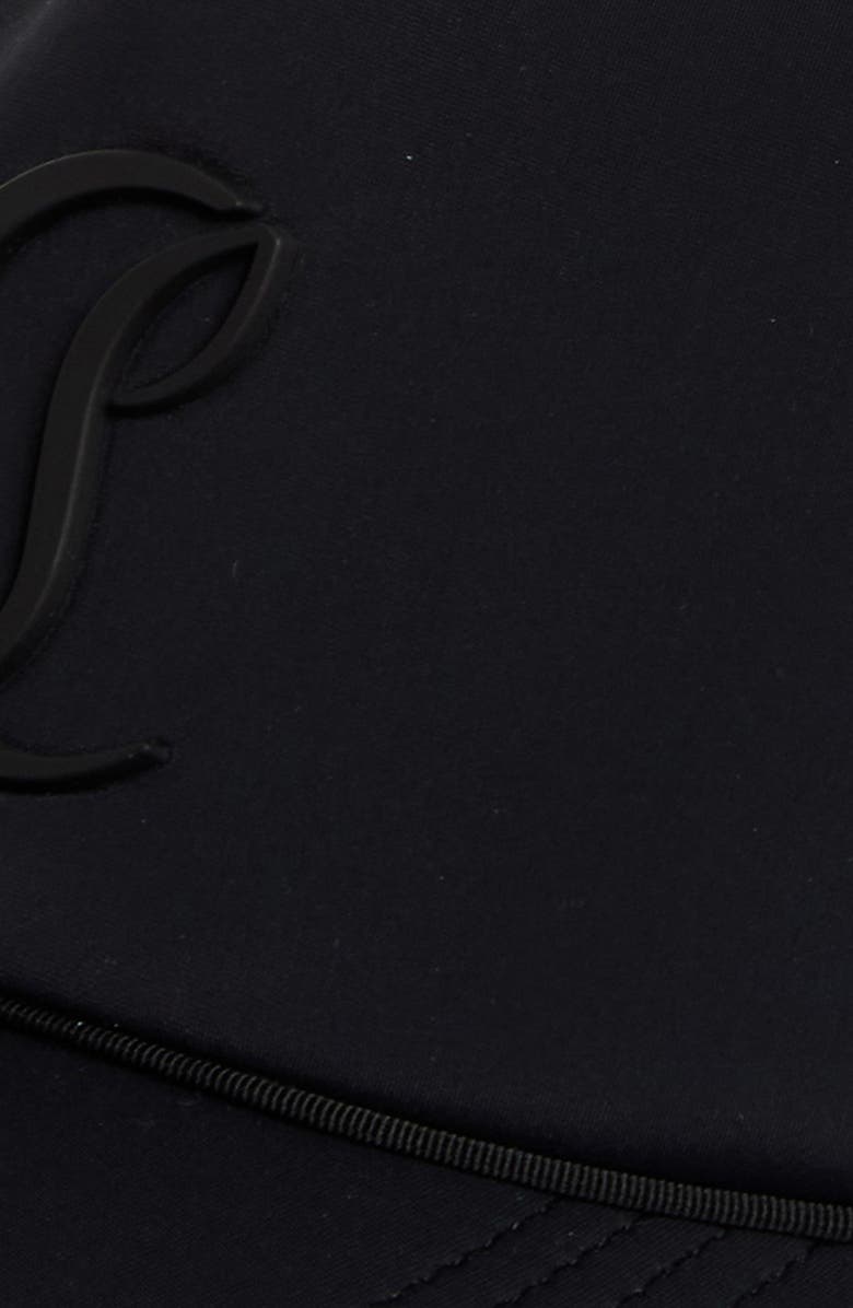 Christian Louboutin Horse Season Trucker Hat, Alternate, color, Black