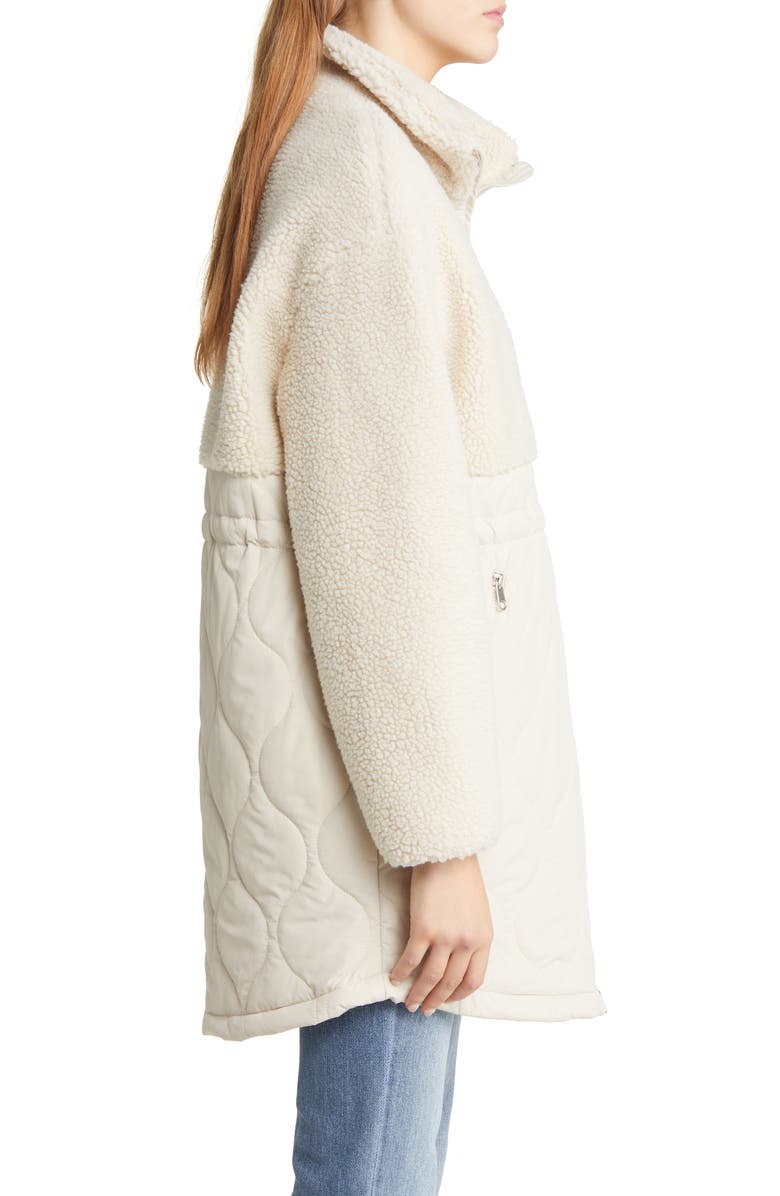 VERO MODA Reese Alison Fleece Coat, Alternate, color, 