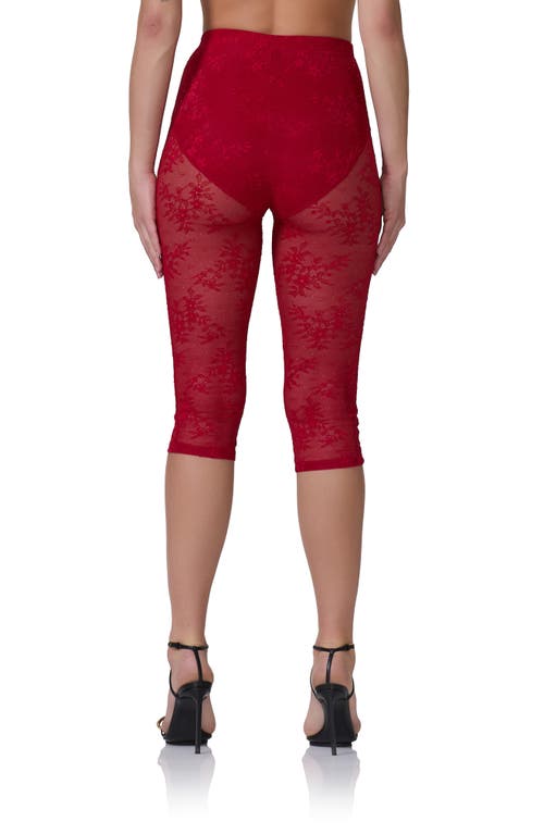 AFRM AFRM GEMMA SEMISHEER FLORAL LACE PANTS 