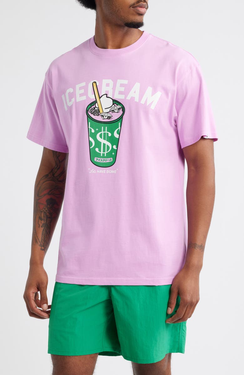 ICECREAM Shake Graphic T-Shirt, Main, color, Orchid
