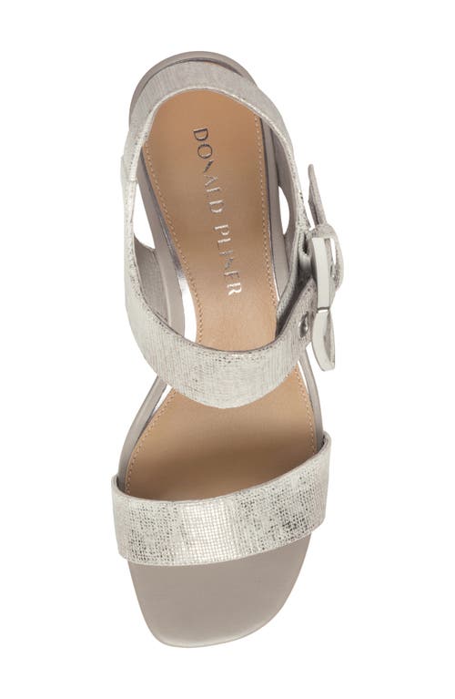 DONALD PLINER DONALD PLINER SNAKESKIN PRINT SANDAL 