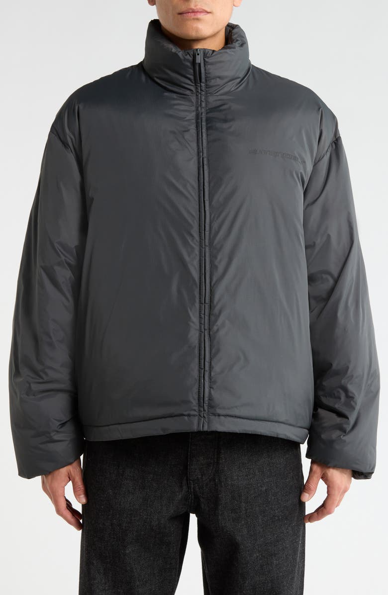 Fear of God Essentials Puffer Jacket, Alternate, color, Iron Grey