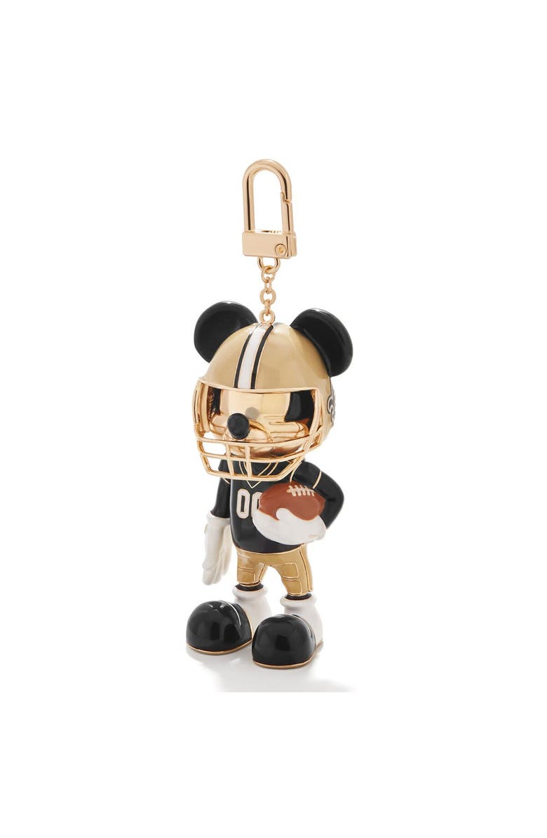 BaubleBar New Orleans Saints Disney Mickey Mouse Keychain, Main, color,