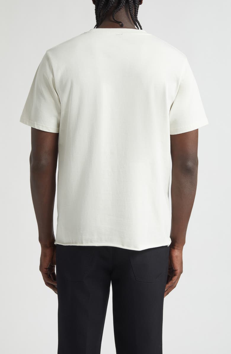 JKEEFER No Direction Organic Cotton Graphic T-Shirt, Alternate, color, Creme