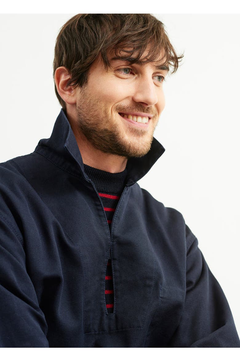 NEMO II - French Sailor Canvas Jacket, Alternate, color, Navy