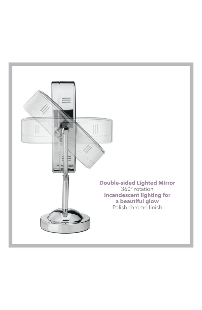 CONAIR Double-Sided LED Oval Mirror, Alternate, color,