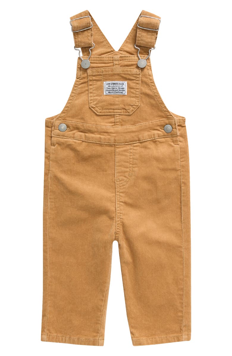 Levi's<sup>®</sup> Stretch Cotton Corduroy Overalls, Main, color, Lark