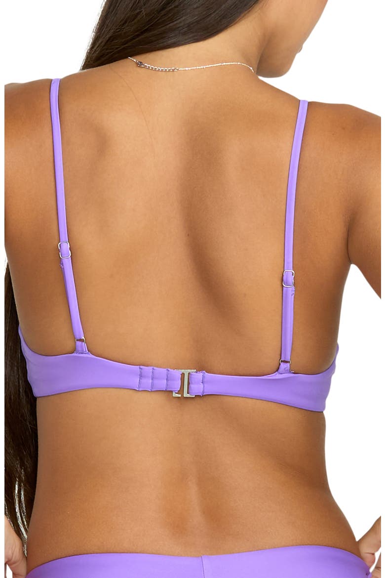 SImply Seamless Crop Biikini Top, Alternate, color, PURPLE PASSION