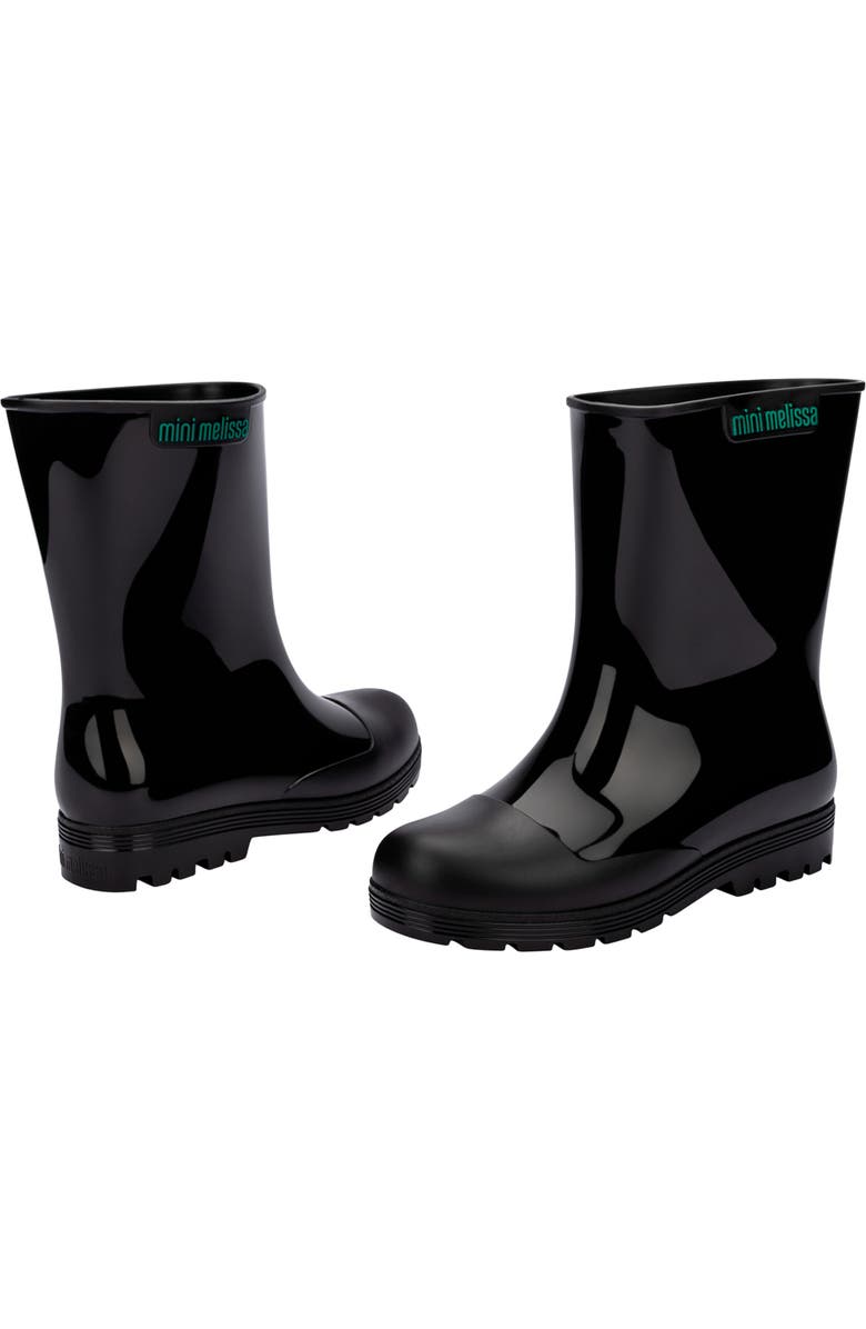 Melissa Kids' Welly Rain Boot, Alternate, color, Black